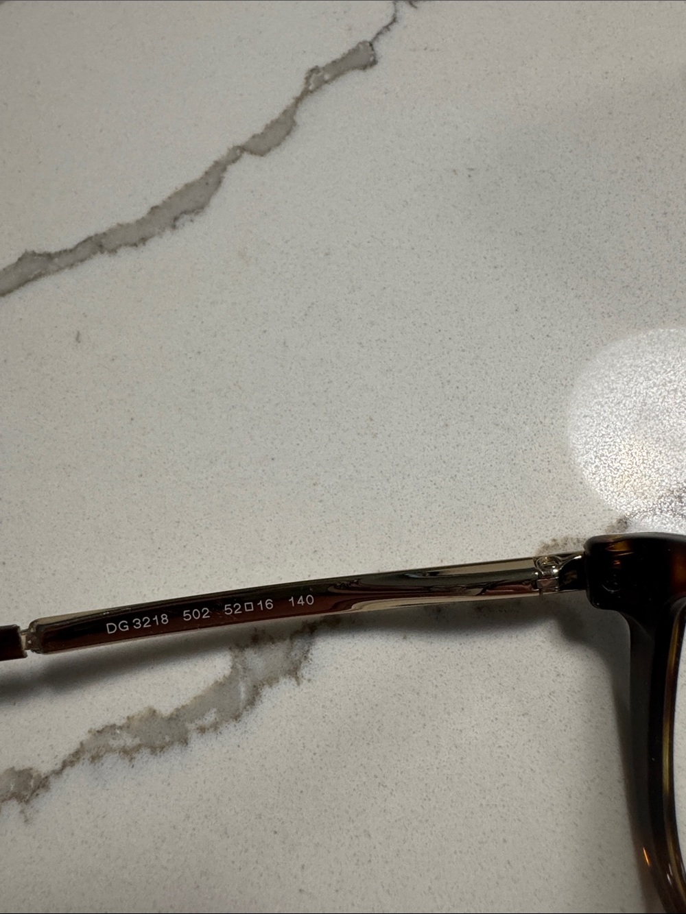 Dolce & Gabbana Brown Tortoise Cat Eye Glasses- prescription lenses with MK case - Picture 4 of 9